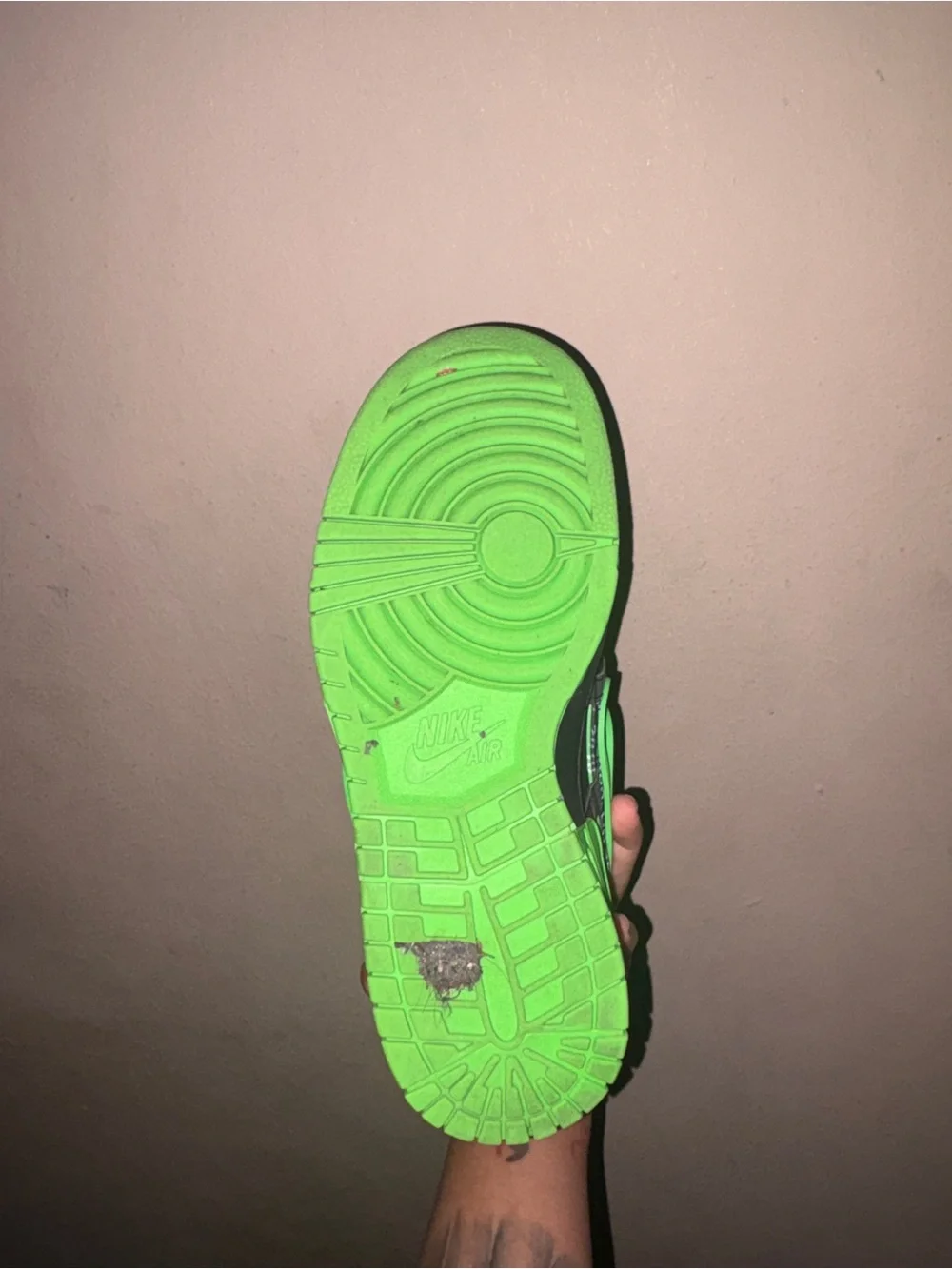 Nike Air Rubber Dunk (OFF WHITE GREEN STRIKE)